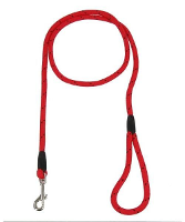 Rosewood Hondenriem Touw Rood / Zwart 162 Cm