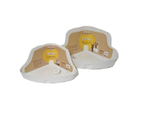 Rosewood Konijnentoilet Hoek Medium Creme 31x22x15 Cm
