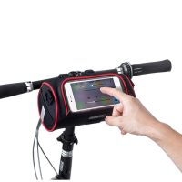 Roswheel Multifunction Folding Bike 6.0In Touchscreen Bicycle Phone Bag Large Capacity Bicycle Outdoor Handlebar Bag Shoulder Bag