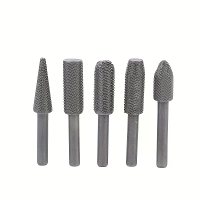 Rotary Grinding Head Stalen Vijlset Dubbele Snede Metaal Slijpen Houtbewerking Reparatie Tools Precisie Shank 6mm