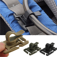 Rotatable Drinking Hose Webbing Tube Clamp Clip Molle Hydration Bladder Trap