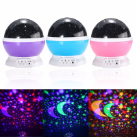 Rotating Romantic Led Starry Table Night Sky Projector Lamp Baby Kids Gift Star Light