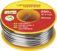 Rothenberger 45255 Soldeertin Spoel Sn97Cu3 250 g 3 mm