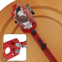 Router Multifunctionele Basisplaat Steun Aluminium Legering 2 in 1 Sleuf 60 300mm Freesmolen Diameter 300 800mm Verstelb