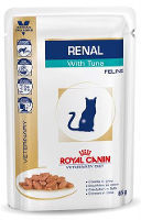 Royal Canin Veterinary Renal met vis natvoer kat (in saus) 2 dozen (24 x 85 g)