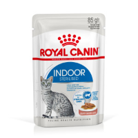Royal Canin Indoor Sterilised natvoer kat (in saus) 4 dozen (48 x 85 g)