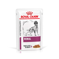 Royal Canin Veterinary Renal natvoer hond (in saus) 2 dozen (24 x 100 g)