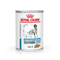 Royal Canin Veterinary Sensitivity Control kip met rijst natvoer hond (paté) 4 trays (48 x 410 g)