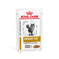 Royal Canin Veterinary Urinary S/O Moderate Calorie natvoer kat (in saus) 4 dozen (48 x 85 g)