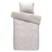 Royal dekbedovertrek Naomi paardenbloem   beige   140x220/250 cm   Leen Bakker