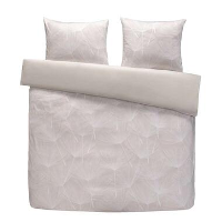 Royal dekbedovertrek Naomi paardenbloem   beige   240x220/250 cm   Leen Bakker