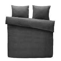 Royal dekbedovertrek Oscar   antraciet   240x200/220 cm   Leen Bakker