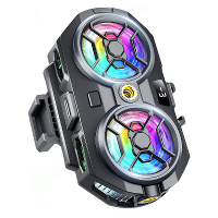 RS17 15W Dual Core AI telefoonkoeler Semiconductor Gaming koeler met RGB 3 snelheids digitaal display voor 69 100 mm tel