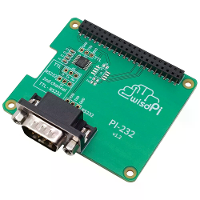 RS232 Hat uitbreidings PCB bord voor Raspberry Pi 4/3/2/A+/B+ Compacte GPIO TX/RX/GND naar DB9M RS232 serieel uitbreidin