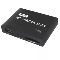PDM08H Mini Media Speler 1080P/4K HD/AD Speler Media Box iptv Box Video Multimedia Speler Full HD voor USB opslag MMC/SD