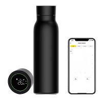 Tuya bluetooth slimme thermosfles waterbeker 600ML LCD temperatuurweergave waterverbruikregistratie werkt met Smart Life