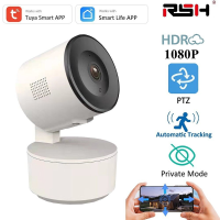 Tuya Draadloze Smart Wifi Camera 1080P Indoor Motion Tracking 360 Graden Cloud Opslag Babyfoon Beveiliging Surveillance