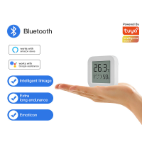 Tuya Slimme bluetooth temperatuur luchtvochtigheidssensor met LCD scherm voor realtime weergave van de APP, op afstand b