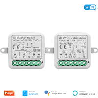 Tuya Slimme Wifi Gordijnschakelaar Module 3A Ondersteunt 1/2 Groep Elektrische Motor voor Rolgordijnen Luiken APP Afstan