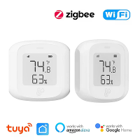 Tuya Smart WiFi Zigbee3.0 Temperatuur  en Vochtigheidssensor Binnen Hygrometer Thermometer Detector met LCD scherm Afsta