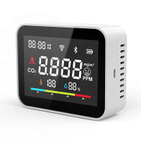 RSH Tuya WiFi Slimme CO2 detector Monitor Koolstofdioxidedetector CO2 meter Binnenshuis Slimme Thuis Kas Luchtkwaliteits