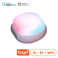 Tuya WiFi slimme controller Universele Infrarood RF Airconditioner Schakelaar Controle RGB Licht Sfeer Lamp Afstandsbedi