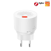 Tuya Zigbe Aardgas Sensor EU Brandbaar Huishouden Smart LPG Gas Alarm Detector Lekkage Sensor brandveiligheid Smart Home