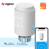 Tuya ZIGBE Slimme Radiator Actuator Binnentemperatuurregelaar Intelligente APP Controle Thermostatische Radiatorkraan We