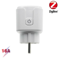Tuya Zigbe Smart Plug 16A EU Smart Socket Met Power Monitoring Voice Control Werken met Tuya Smart Life
