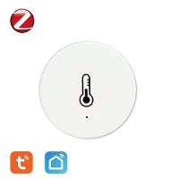 Tuya ZIGBE temperatuur  en vochtigheidssensor met sirene Intelligente APP afstandsbediening Thermometer Hygrometer Detec