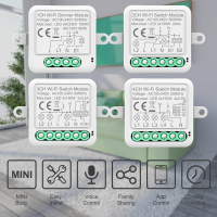 Uw WiFi Smart Switch module Tuya voor elektrische schakelaars 1/2/3/4 gang verlichtingsmodule wordt bediend via een mobi