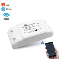 Wifi Draadloze Afstandsbediening Schakelaar met Energie Monitor Kwh LED Licht Controller Module Alexa Google Home Smart