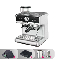 [RU regie] HiBREW H7 Halfautomatische espressomachine 1450W 19 Bar kegelvormige koffiemolen 30 niveaus maalt bonen Intel