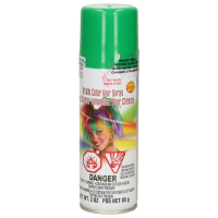 Haarverf/haarspray   groen   spuitbus   125 ml   Carnaval