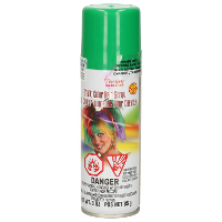 Haarverf/haarspray   neon groen   spuitbus   125 ml   Carnaval   waterbasis