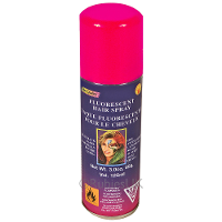 Haarverf/haarspray   neon rood   spuitbus   125 ml   Carnaval   waterbasis