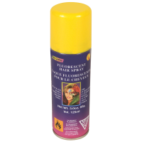 Halloween   Haarverf/haarspray   neon geel   spuitbus   125 ml   Carnaval