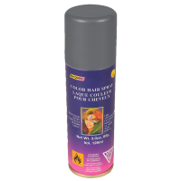 Halloween   Haarverf/haarspray   zilver   spuitbus   125 ml   Carnaval