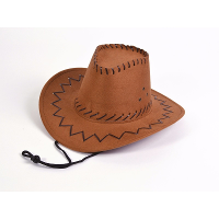 Rubies kinder verkleed cowboyhoed   bruin   leer   Carnaval hoeden