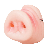 Nep varkensneus   roze   pvc   voor volwassenen   Carnaval verkleed accessoires