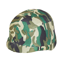 Soldaten/leger verkleed helm   camouflage print   voor kinderen