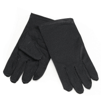 Verkleed handschoenen voor kinderen   zwart   polyester   one size   kort model