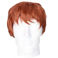 Verkleedpruik voor heren   rood   Seventies   Carnaval   kort haar