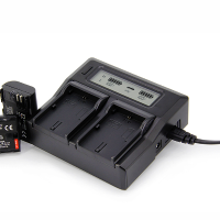 Ruibo Dual Digital LCD Quick Charger for LP E6 LP E6N for Canon EOS 80D 70D 60D 6D 7D