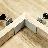 2PCS 90 Graden Hoekklemmen Dubbele Handgreep Houtbewerkingsjig Maximale Klem Bereik 42mm voor Houtbewerking Lassen Frame
