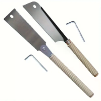 2PCS Treksaw Set 24 inch Dubbelzijdige Zaag 10/18 TPI 20 inch Enkeling Zaag 14 TPI SK5 Stalen Bladen voor Houtbewerking