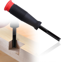 90° Rechthoekige Hoekbeitel Mortise Beitel Hoge Koolstofstaal Lemmet Plastic Handvat 2,76 Inch Diepte voor Deuren Instal