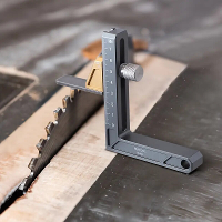 Aluminiumlegering hoogte gauge verstelbare tafelzaag diepte meetinstrument inch metrische eenheden premium houtbewerking