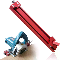 Cirkelzaaggeleiderail van aluminiumlegering met verstelbare basis, compatibel met 4 inch marmerzaag, precisiezagen, acce