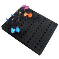 RUITOOL Freesbit Opslag Bak Houder Houdt 110 Bits Hoog Dichtheid Schuim Organisator voor 1/2 Inch en 1/4 Inch Shank Bits